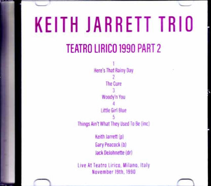 Keith Jarrett Trio/Italy 11.19.1990 Part.2