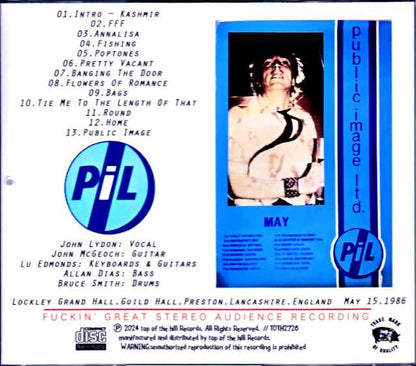 PIL Public Image Ltd. /England,UK 1986