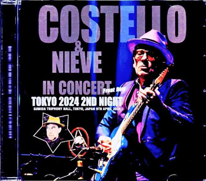 Elvis Costello Steve Nieve /Tokyo,Japan 4.9.2024 Complete Front Row Edition