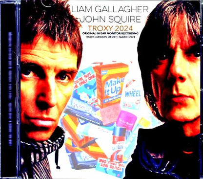 Liam Gallagher John Squire/London,UK 2024 Complete Original IEM Masters Edition