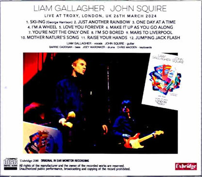 Liam Gallagher John Squire/London,UK 2024 Complete Original IEM Masters Edition