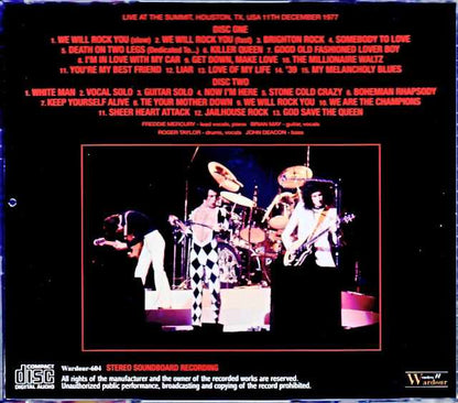 Queen/TX,USA 1977 Complete Soundboard Edition