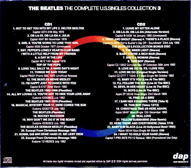 Beatles/Complete U.S. Singles Collection Vol.3 Upgrade