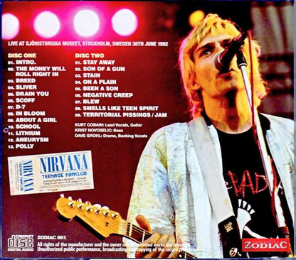 Nirvana / Sweden 1992 Upgrade