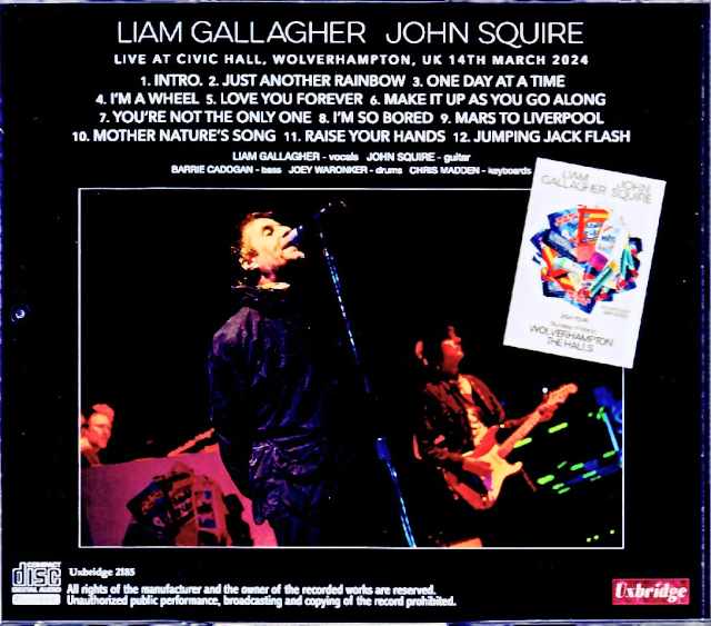 Liam Gallagher John Squire/England,UK 03.14.2024 Complete