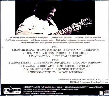 Pat Metheny Group Lyle Mays/CA,USA 7.21.1998