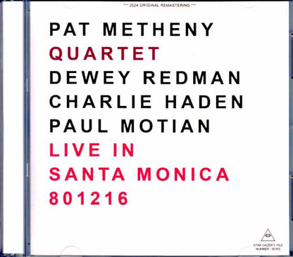 Pat Metheny Quartet Charlie Haden, Paul Motian/CA, USA 1980