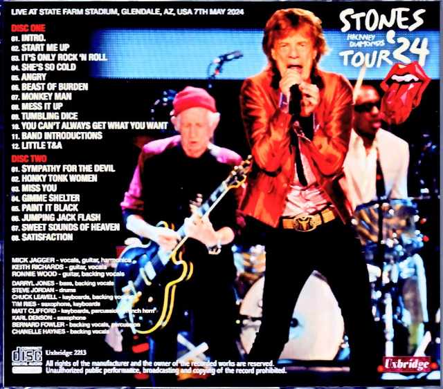 Rolling Stones/AZ,USA 2024 Complete