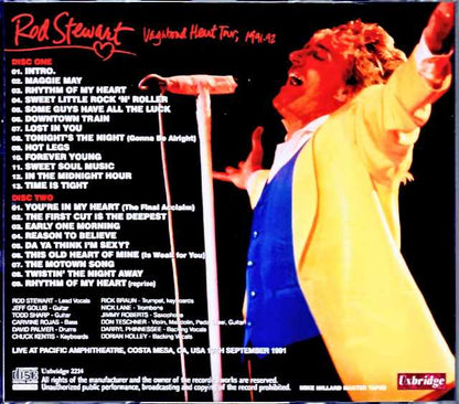 Rod Stewart/CA,USA 1991 Mike Millard Master Tapes