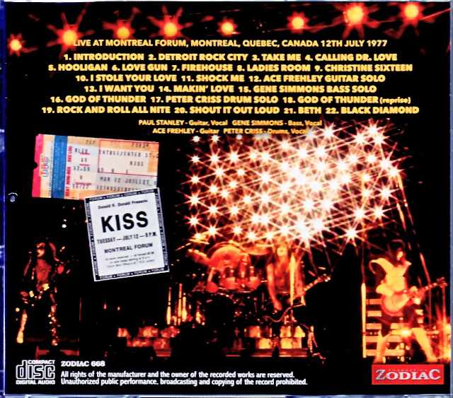 Kiss/Canada 1977 Complete Upgrade