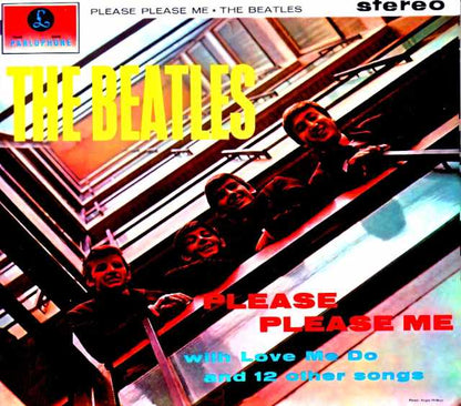 Beatles/Please Please Me Gold Parlophone Complete Reproduction Direct Vinyl Transfer from Original UK Edition