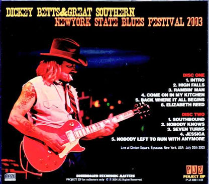 Dickey Betts Great Southern/NY,USA 2003 Complete