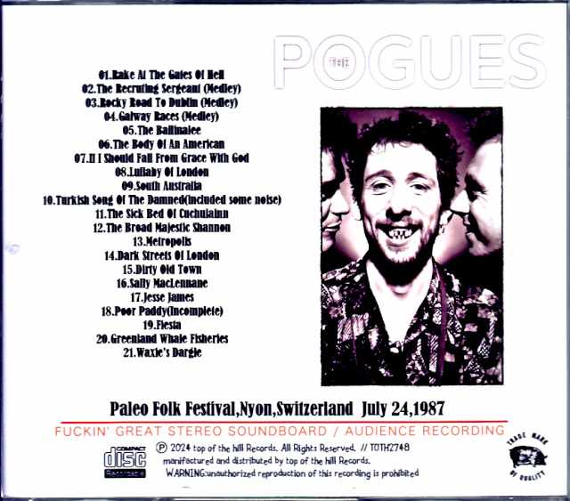 Pogues/Switzerland 1987 Complete