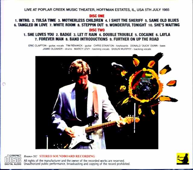 Eric Clapton/IL,USA 1985 Soundboard Edition Upgrade