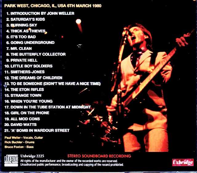 The Jam/IL.USA 1980 Soundboard Edition