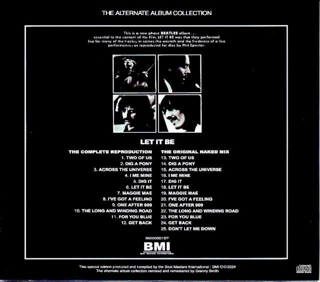 Beatles Let it Be Alternate Album Collection Vol.1