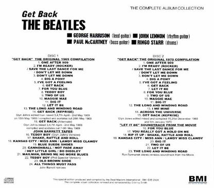 Beatles Get Back Complete Album Collection Vol.1