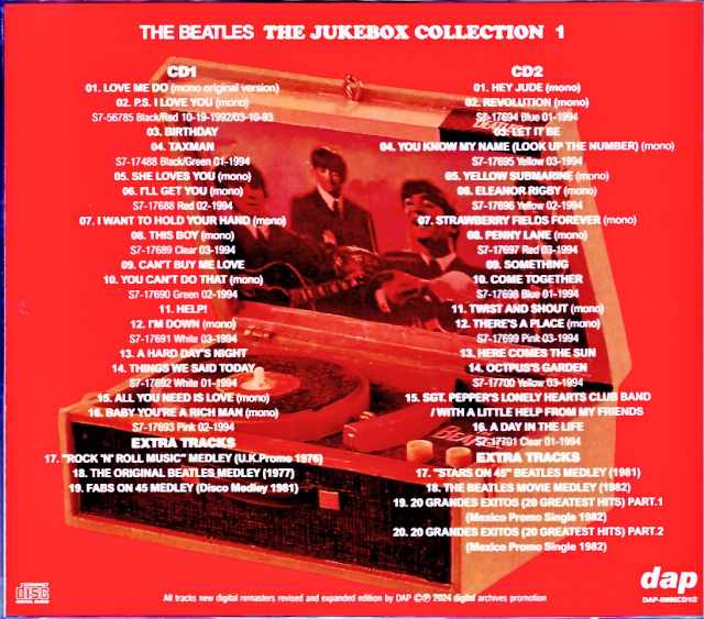 Beatles/For Jukebox Only Singles and Extra Tracks Vol.1