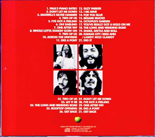 Beatles Let it Be 2024 S & V New Master Definitive Edition