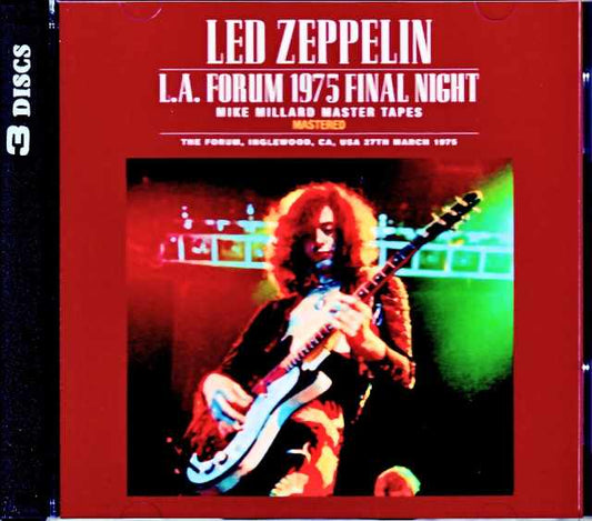 Led Zeppelin/CA,USA 3.27.1975 Mike Millard Master Tapes Remastered