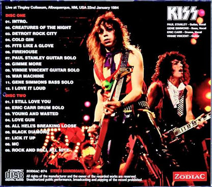 Kiss/NM,USA 1984 Complete Soundboard Edition