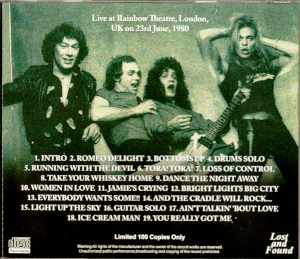 Van Halen/London, UK 1980