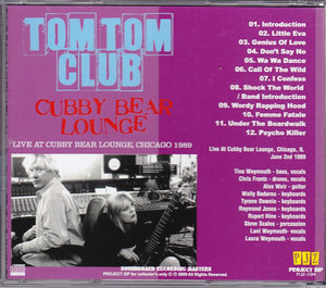 Tom Tom Club/Illinois, USA 1989