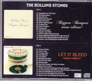 Rolling Stones/Beggars Banquet Let it Bleed Mono