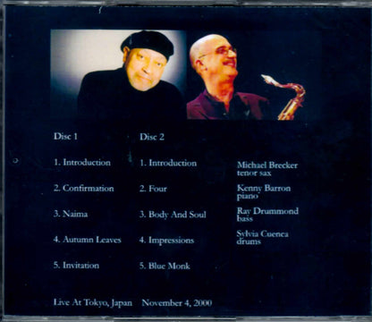 Michael Brecker,Kenny Barron Trio/Tokyo,Japan 2000 New Master
