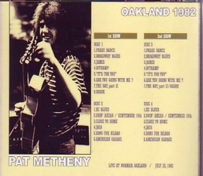Pat Metheny/Live At Oakland 1982 4Disc