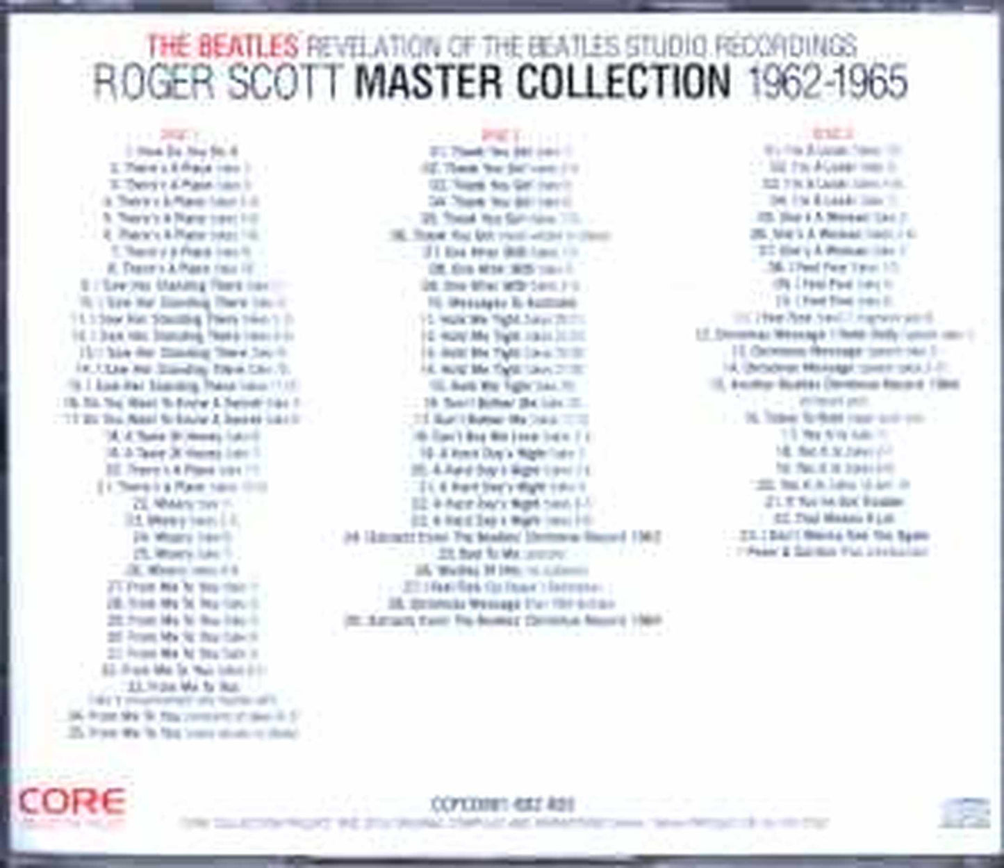 Beatles/Roger Scott Master Collection 1962-1965