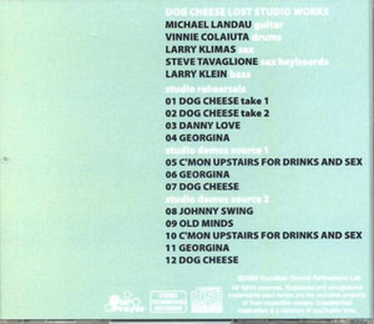Dog Cheese,Michael Landou,Vinne Colaiuta/Lost Studio Works