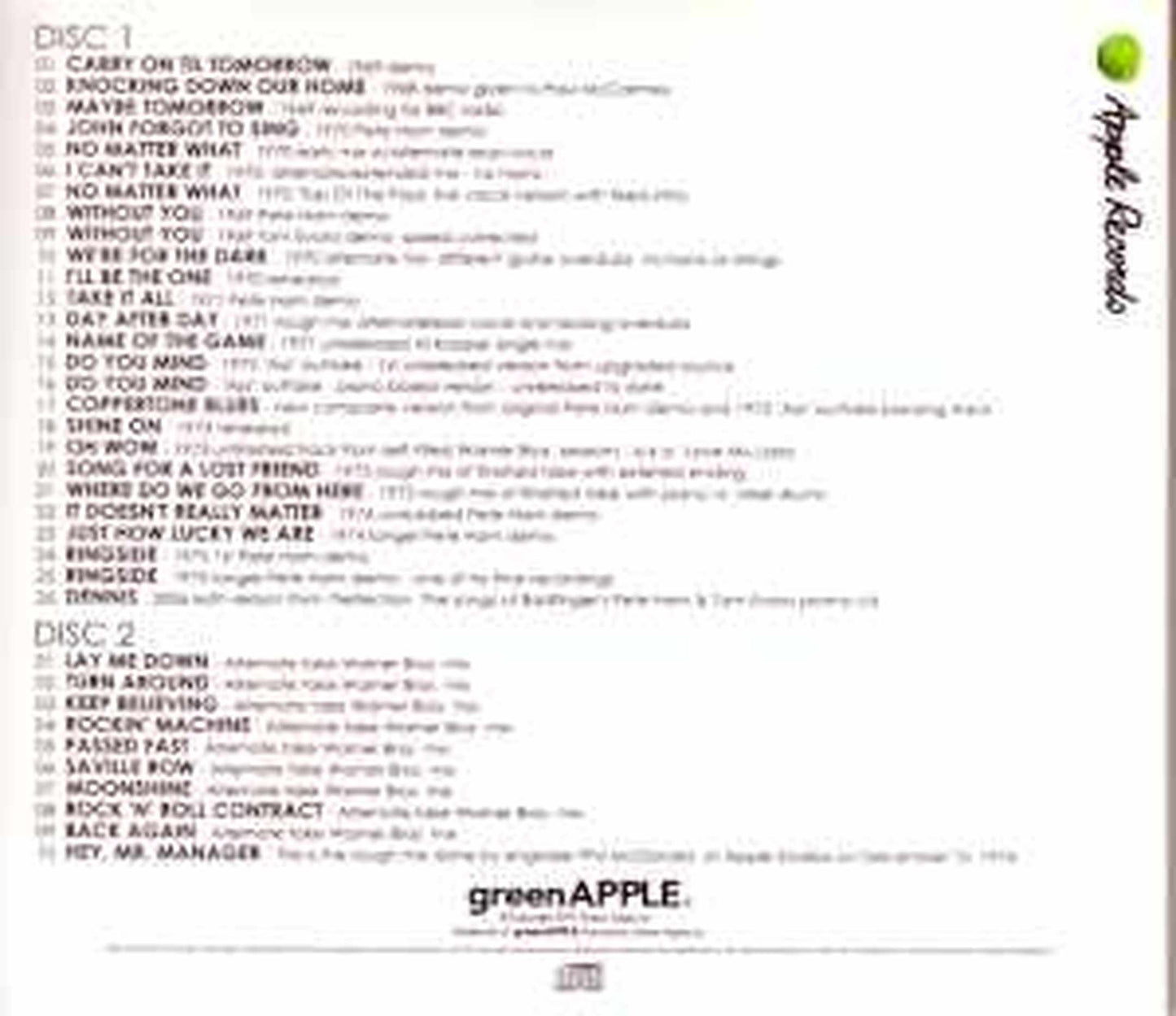 Badfinger/Demo Outtakes and Rarerites