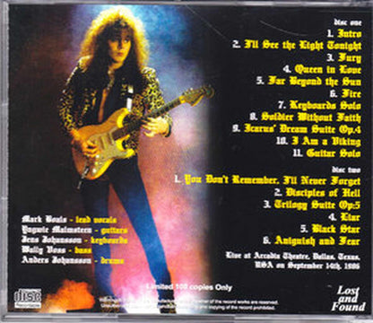 Yngwie J.Malmsteen/Texas,USA 1986