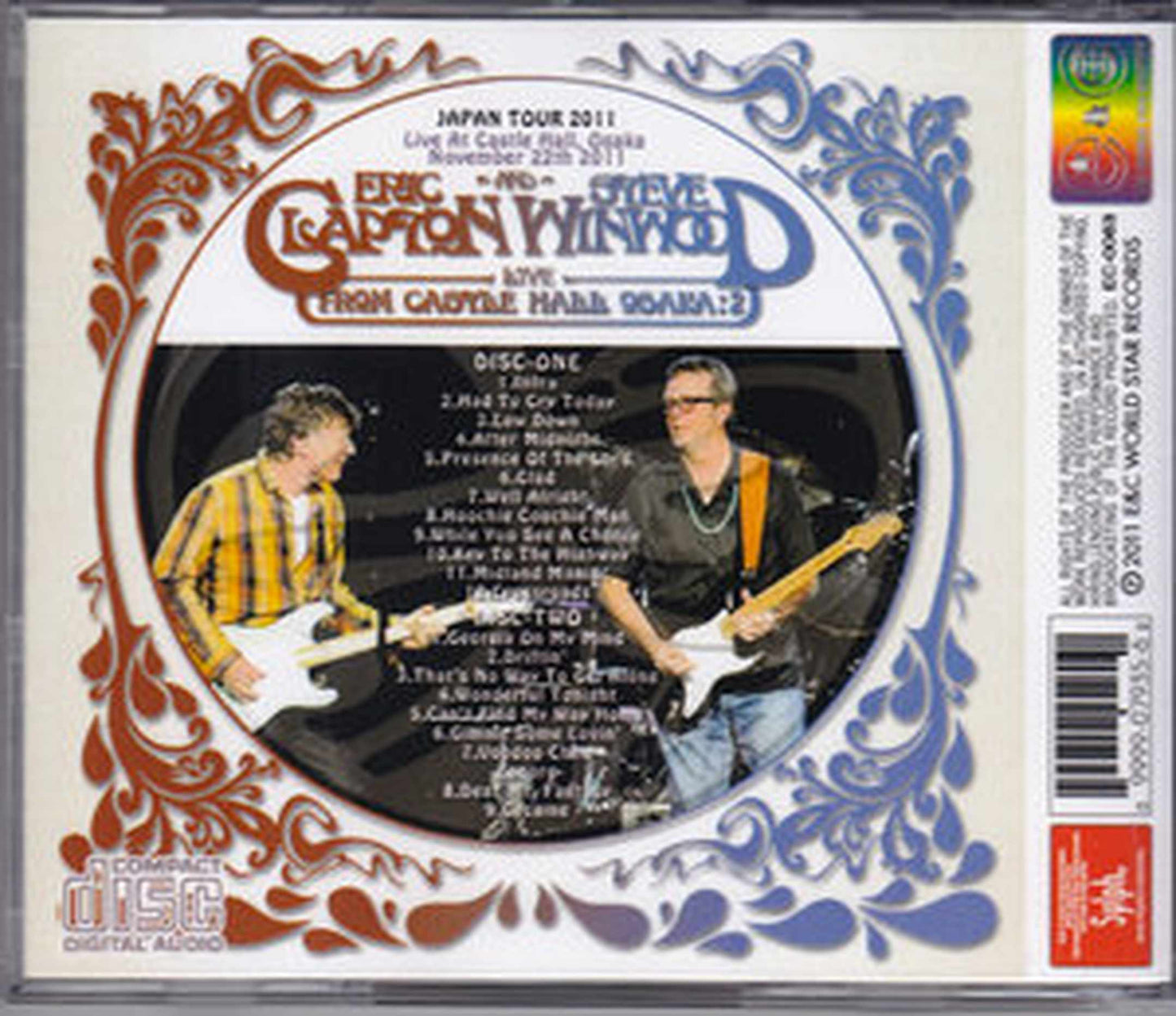 Eric Clapton,Steve Winwood/Osaka,Japan 11.22.2011