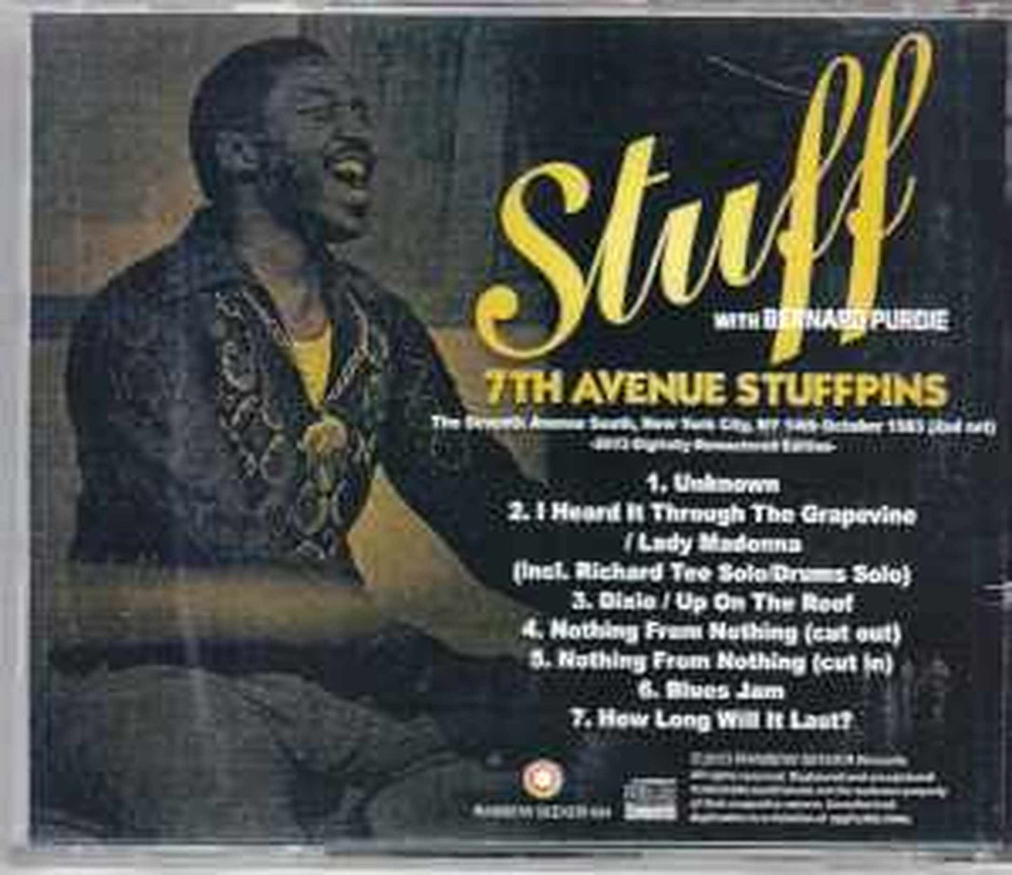Stuff, Bernard Purdie Staff Bernard Purdie/New York, USA 1983