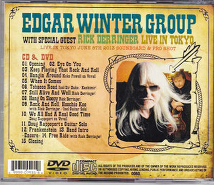 Edger Winter, Rick Derringer Edgar Winter/Tokyo, Japan 6.5.2013