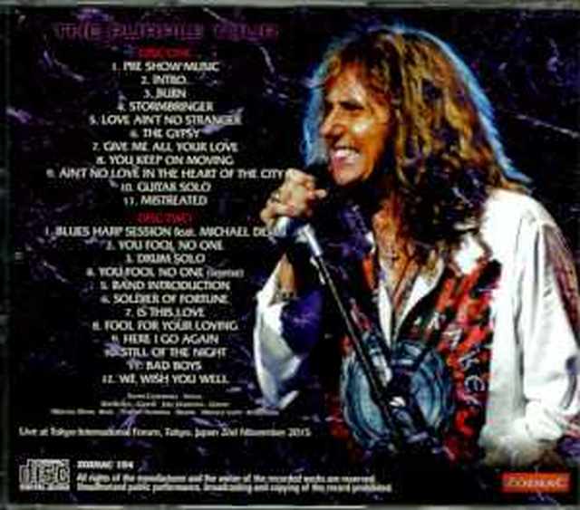 Whitesnake/Tokyo,Japan 2015 Truly Perfect