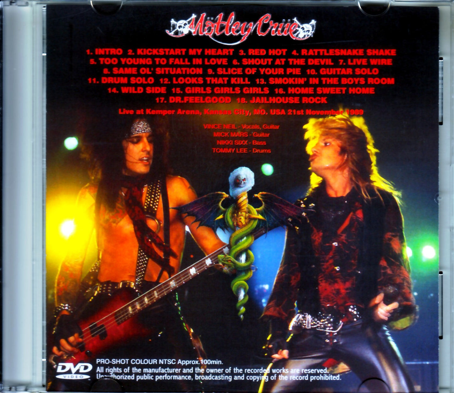 Motley Crue/MO, USA 1989