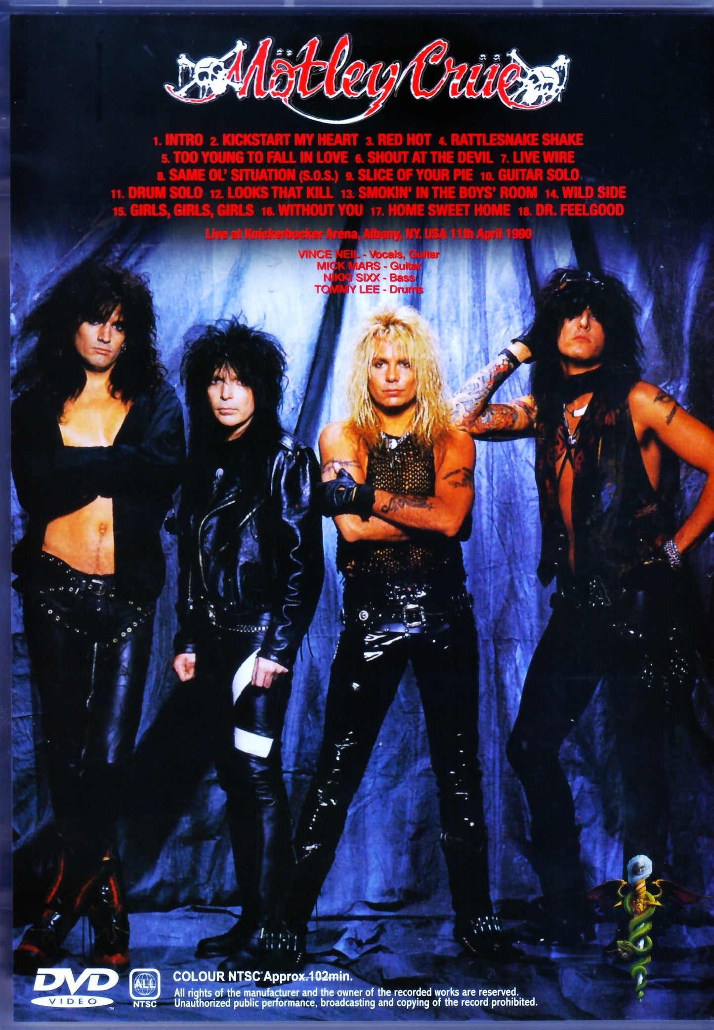 Motley Crue/NY, USA 1990