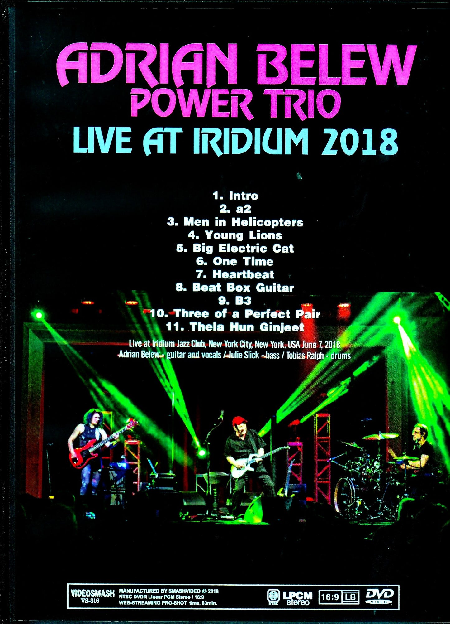 Arrian Belew Power Trio/NY,USA 2018