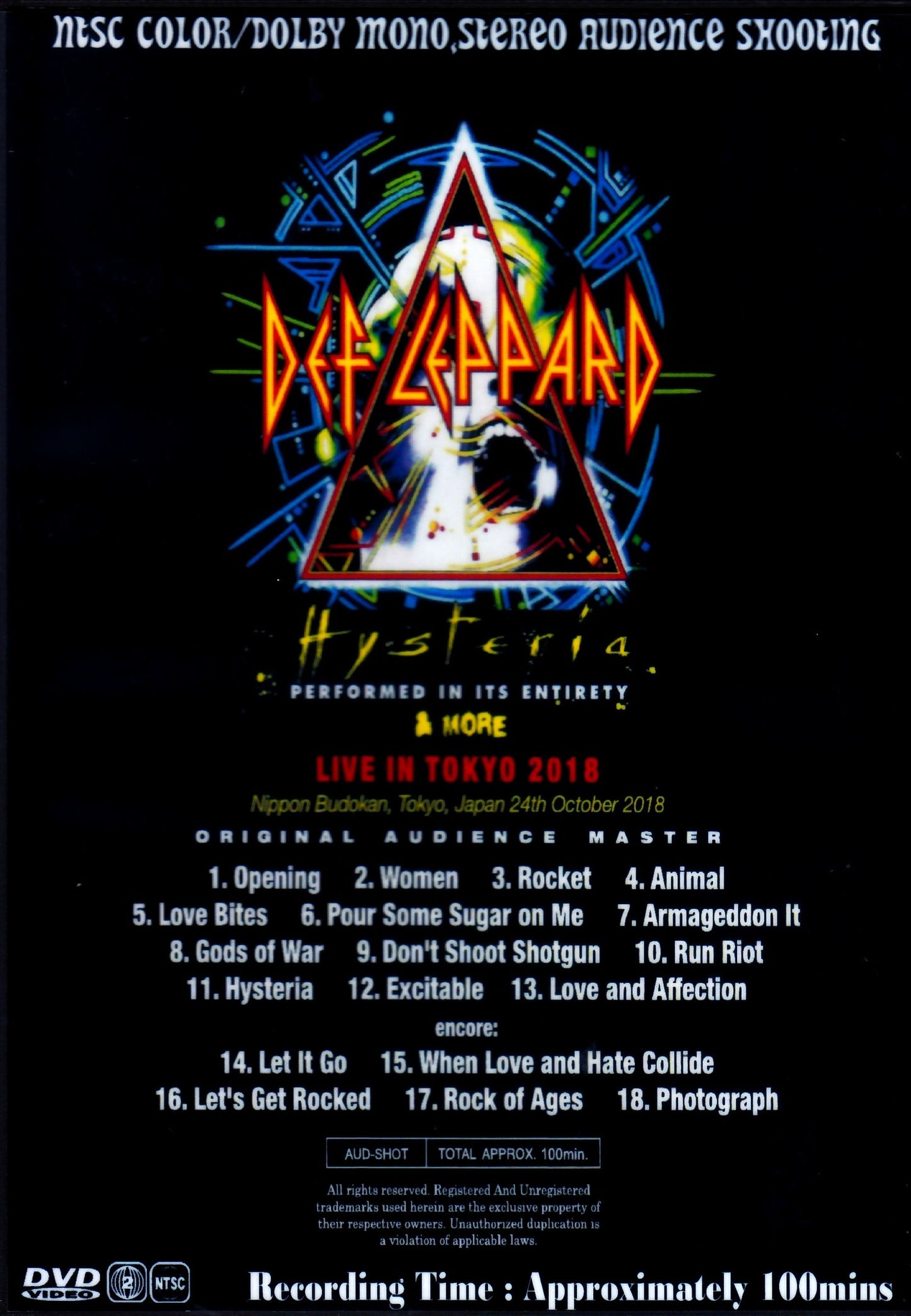 Def Leppard/Tokyo,Japan 2018