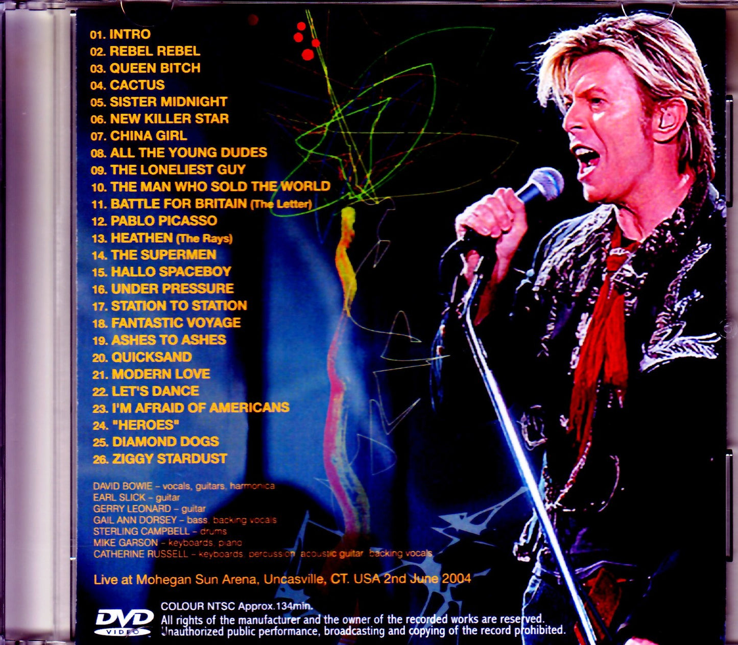 David Bowie/CT,USA 2004 2-Cam Mix