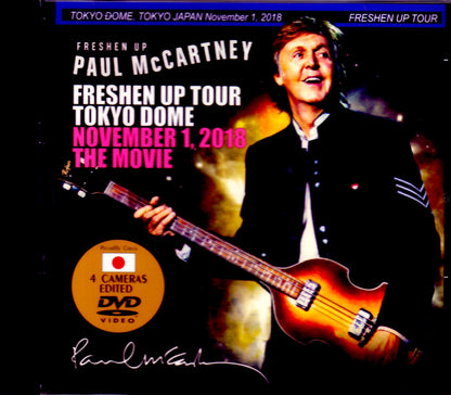 Paul McCartney/Tokyo,Japan 11.1.2018 Multi-Cam Shot Ver.