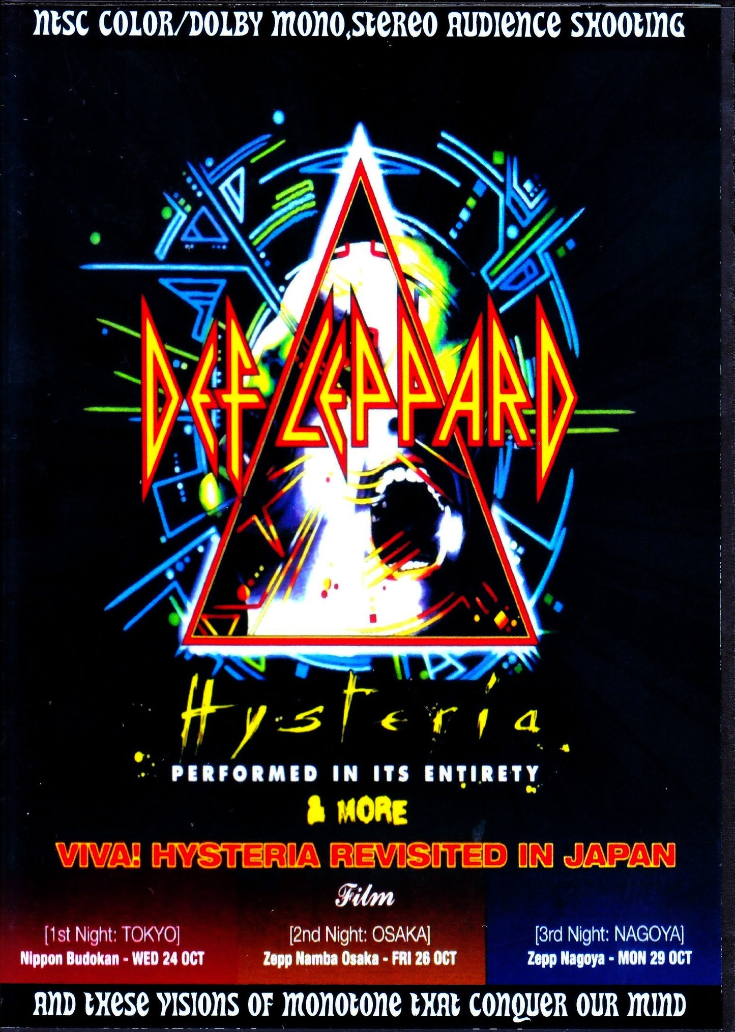 Def Leppard/Tokyo,Japan Tour 2018 3 Days