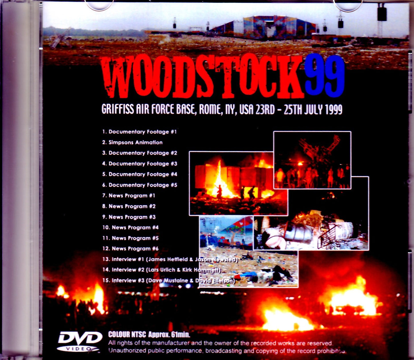 Various Artists/Woodstock 1999 Riot Documentary