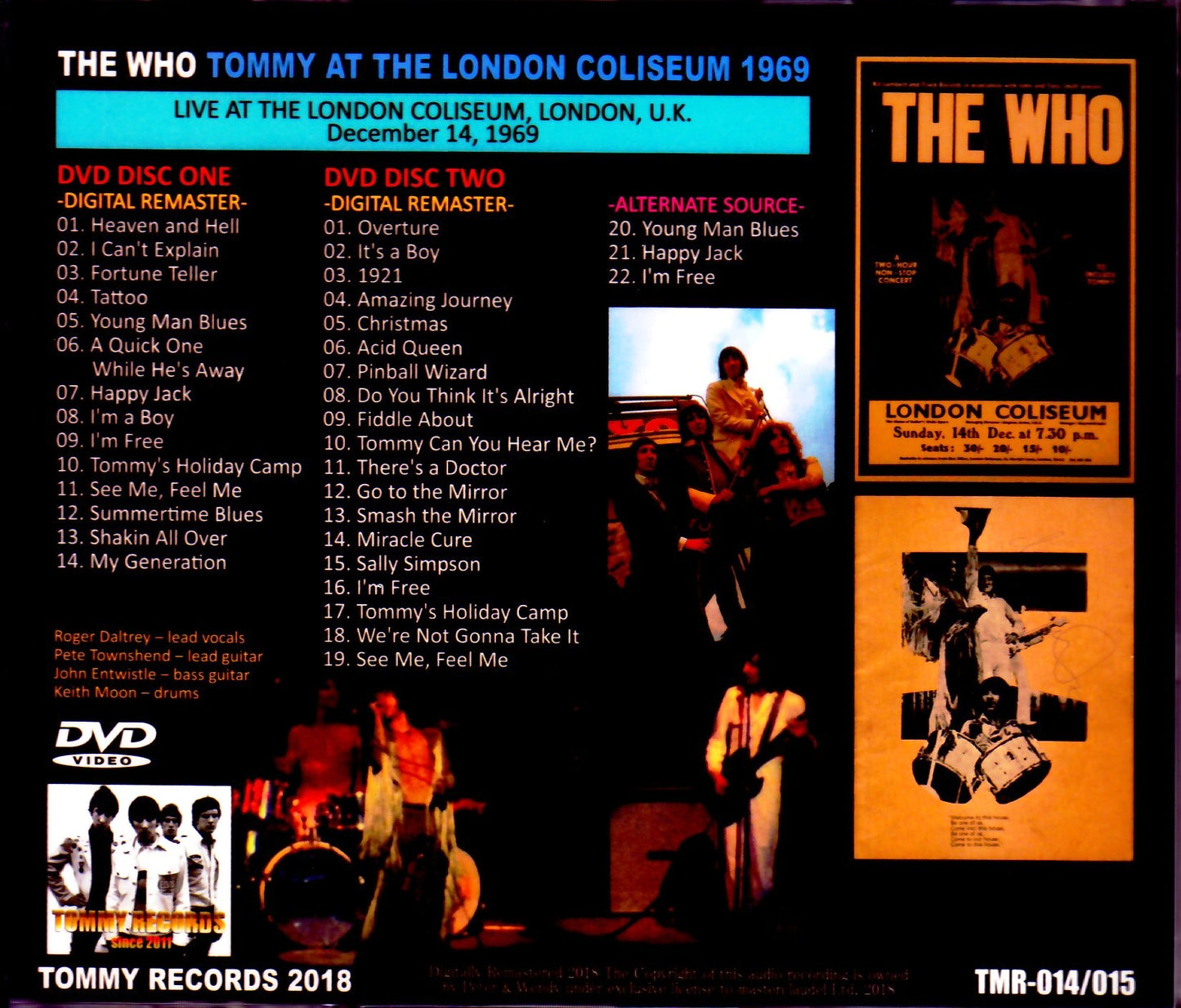 The Who/London,UK 1969 2 Source Ver.