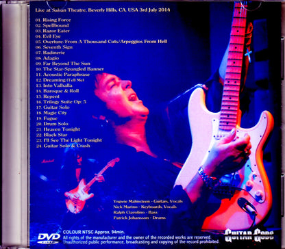 Yngwie Malmsteen/CA,USA 2014