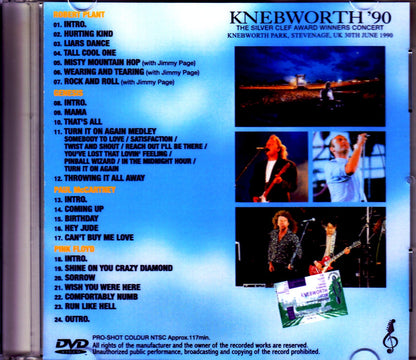 Various Artists Paul McCartney, Genesis, Robert Plant, Pink Floyd/UK 1990 Japan Broadcast Ver.