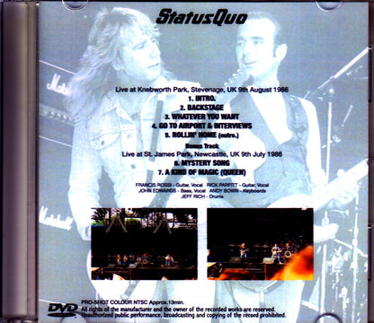 Status Quo/UK 1986 Broadcast Ver.